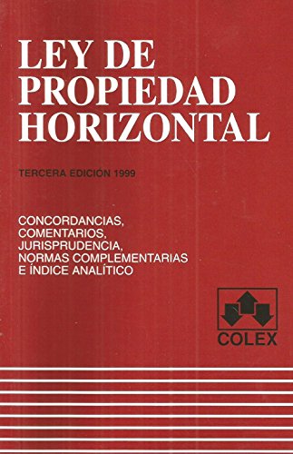 9788478794867: Ley De Propiedad Horizontal (3 Edicin)