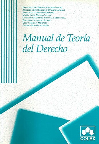 Beispielbild fr Manual de teoria del derecho zum Verkauf von Iridium_Books