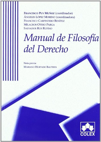 Imagen de archivo de Manual de filosofia del derecho (SpanPuy Muoz, Francisco a la venta por Iridium_Books