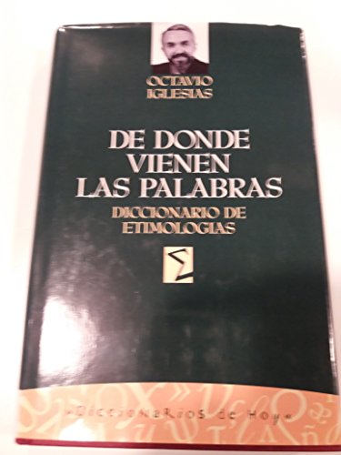 9788478806492: De Donde Vienen Las Palabras (Spanish Edition)