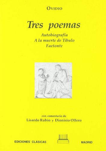 Beispielbild fr TRES POEMAS DE OVIDIO Rubio, Lisardo zum Verkauf von VANLIBER