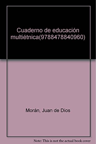 Stock image for Cuaderno de educacin multitnica(9788478840960) for sale by Iridium_Books