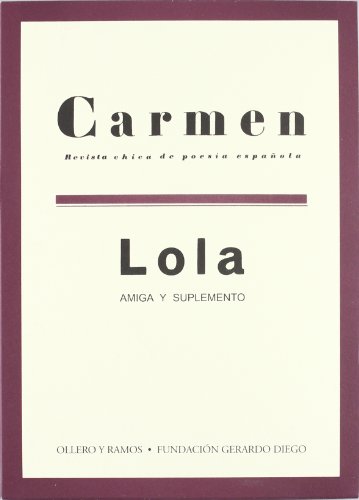 9788478952403: Carmen y Lola