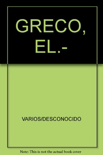 Stock image for Greco, el for sale by Libu
