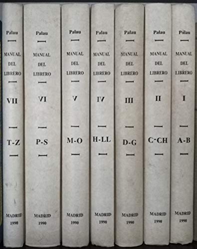9788478960088: Manual del librero hispanoamericano obra completa 7 volumenes