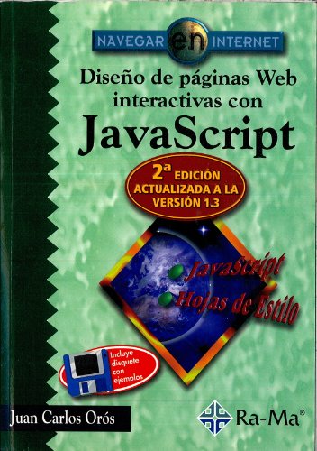 9788478973736: Diseo de pginas Web JavaScript. 2 edicin actualizada a la versin 1.3. (Spanish Edition)