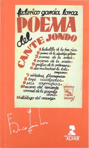 Poema del cante jondo (9788478984145) by GarcÃ­a Lorca, Federico