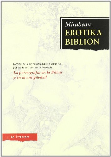 9788479001278: Erotika Biblion : la pornografa en la biblia y en la antigedad