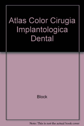 9788479037307: Atlas en Color de Ciruga Implantolgica Dental