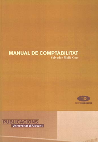 Imagen de archivo de Manual de comptabilitat (Textos docentes) a la venta por medimops
