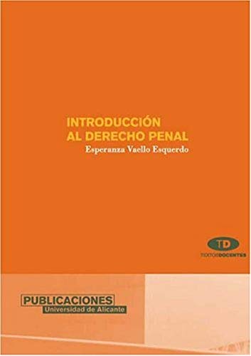 Beispielbild fr Introduccin al Derecho Penal zum Verkauf von Zilis Select Books