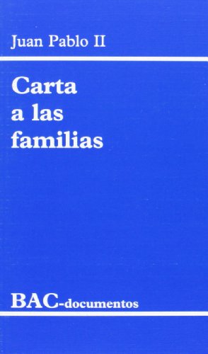 Beispielbild fr Carta a las familias: 1994 ao de la familia zum Verkauf von Ammareal