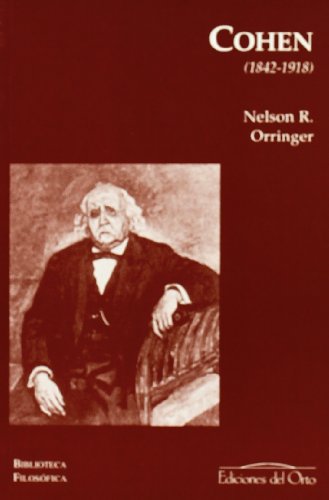Stock image for Hermann Cohen (1842-1918) Orringer, Nelson R. for sale by VANLIBER