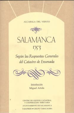 Beispielbild fr Salamanca 1753 zum Verkauf von AG Library
