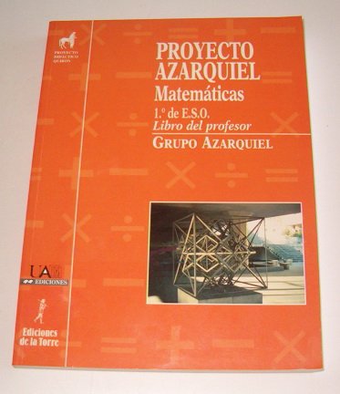 Stock image for proyecto azarquiel matematicas 1 de eso libro del profesor for sale by DMBeeBookstore