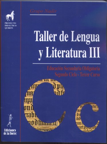 Imagen de archivo de 3� E.S.O.-TALLER DE LENGUA Y LITERATURA III a la venta por Iridium_Books