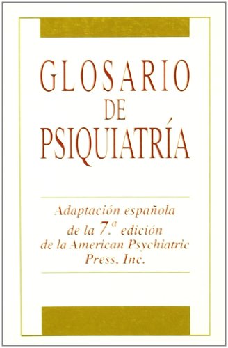 Stock image for glosario de psiquiatria american psychiatric press tt Ed. 1996 for sale by DMBeeBookstore