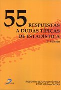 Imagen de archivo de 55 RESPUESTAS A DUDAS TPICAS DE ESTADSTICA a la venta por KALAMO LIBROS, S.L.