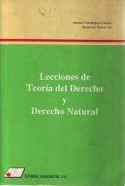 Beispielbild fr Lecciones de teoria del derecho y derecho natural (Spanish Edition) zum Verkauf von medimops