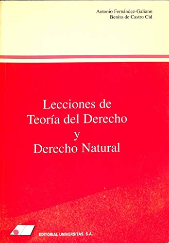 Beispielbild fr Lecciones de Teoria Del Derecho y Derecho Natural zum Verkauf von Hamelyn