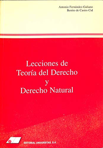 Imagen de archivo de Lecciones de Teoria Del Derecho y Derecho Natural a la venta por Hamelyn