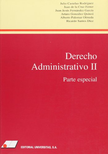 Imagen de archivo de Derecho administrativo. tomo II parte especial a la venta por MARCIAL PONS LIBRERO