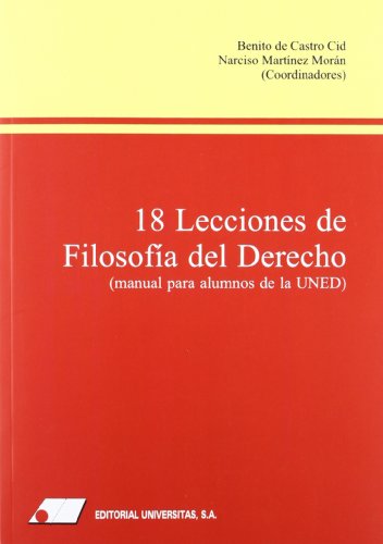 Imagen de archivo de 18 Lecciones de Filosofa Del Derecho a la venta por Hamelyn