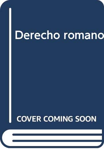 Stock image for Derecho Romano Ii for sale by Hamelyn