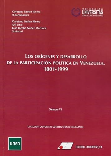 Imagen de archivo de Los origenes y desarollo de la participacin poltica en Venezuela (1801-1999) a la venta por AG Library