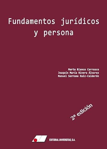 Beispielbild fr Fundamentos jurdicos y persona zum Verkauf von AG Library