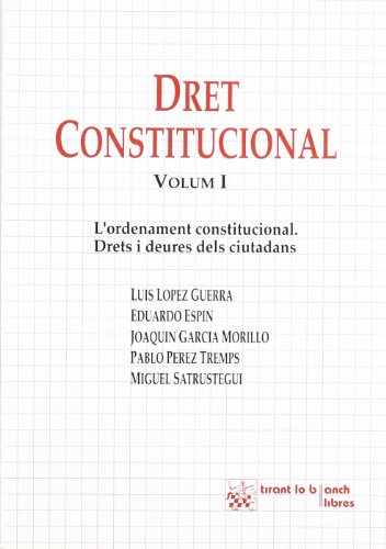 Imagen de archivo de Dret Constitucional I a la venta por Iridium_Books