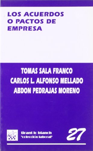 Imagen de archivo de Los acuerdos o pactos de empresa a la venta por Revaluation Books