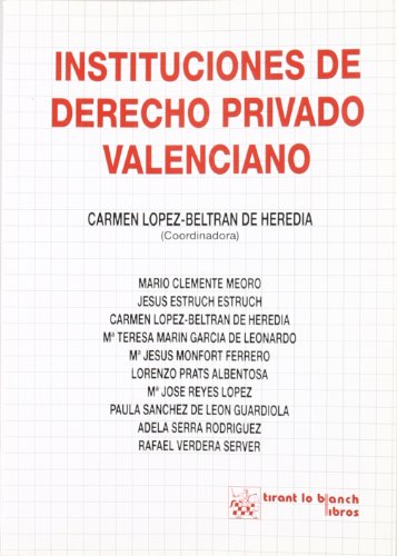 Imagen de archivo de Instituciones De Derecho Privado Valenciano a la venta por RecicLibros