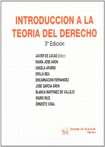 9788480025263: Introduccin a la teora del derecho (Spanish Edition)