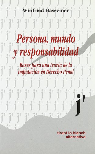 Imagen de archivo de persona mundo y responsabilidad winfried hassemer a la venta por LibreriaElcosteo