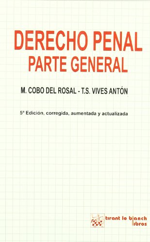 Imagen de archivo de Derecho Penal. Parte General a la venta por Hamelyn