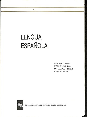 Beispielbild fr Lengua espaola zum Verkauf von medimops