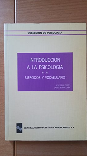 Beispielbild fr Introduccin a la psicologa, Tomo II. Ejercicos y vocabulario. zum Verkauf von La Librera, Iberoamerikan. Buchhandlung