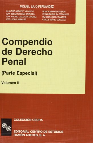 Stock image for Compendio de Derecho penal: Parte espBajo Fernndez, Miguel; Echano B for sale by Iridium_Books