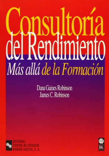Beispielbild fr CONSULTORIA DEL RENDIMIENTO zum Verkauf von KALAMO LIBROS, S.L.