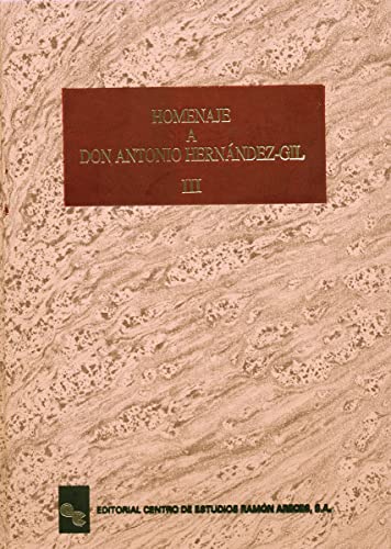 Beispielbild fr Homenaje A Don Antonio Hernndez Gil zum Verkauf von RecicLibros