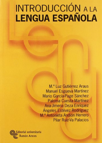 9788480046794: Introduccin a la lengua espaola (Manuales)