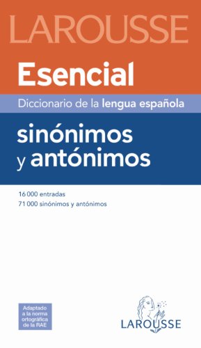 Imagen de archivo de Diccionario esencial de sinonimos y antonimos de la lengua Espanola: 71000 sinonimos y antonimos a la venta por medimops