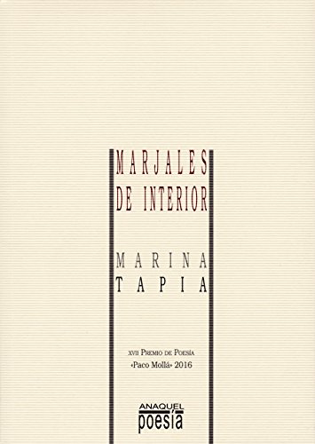 Imagen de archivo de Marjales de interior (Anaquel Poesa, Band 97) a la venta por medimops