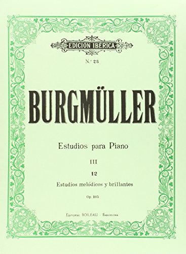 Imagen de archivo de 12 ESTUDIOS PARA PIANO OP, 105 a la venta por Siglo Actual libros