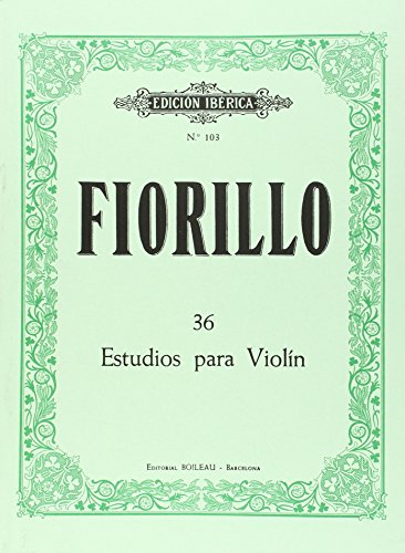 9788480204187: 36 Estudios para violn (Spanish Edition)