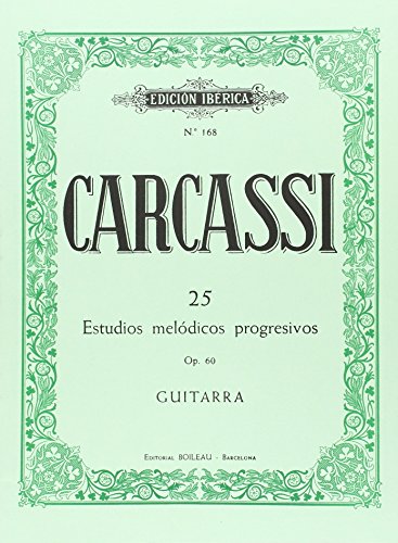 Imagen de archivo de 25 Estudios Meldicos Guitarra Op.60 a la venta por AG Library