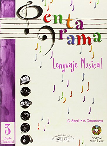 Beispielbild fr Pentagrama III Lenguaje Musical Elemental: Grado Elemental (Pentagrama Lenguaje Musical 3) zum Verkauf von medimops