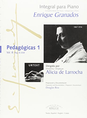 Beispielbild fr Integral para piano Enrique Granados: Pedag gicas 1 (Spanish, Catalan and English Edition) zum Verkauf von HPB-Diamond