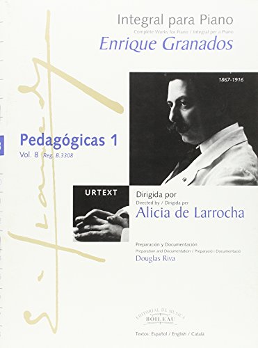 9788480206822: Integral para piano Enrique Granados: Pedaggicas 1 (Spanish, Catalan and English Edition)